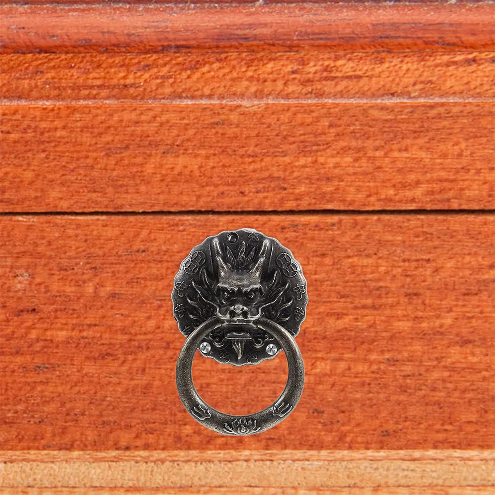 6Pcs Retro Alloy Drawer Pulls Vintage Style Dresser Cabinet Wardrobe Door Handles Farmhouse European Decor Furniture Hardware