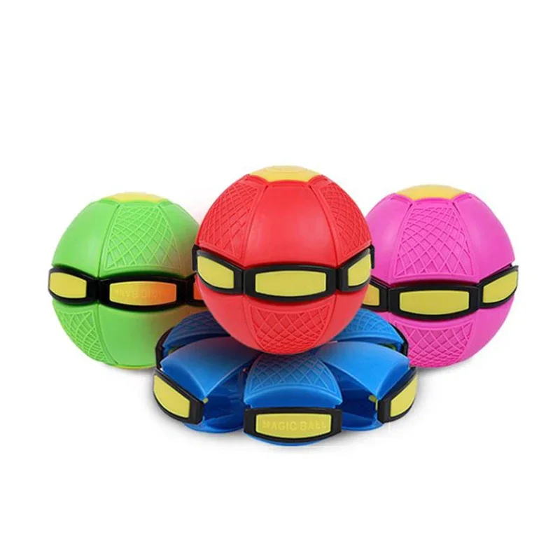 Flying Saucer Ball Deformation UFO Kids Flat Throw Magic Balls For children's Toy Balls Boy Girl giocattoli sportivi all'aperto regalo per bambini