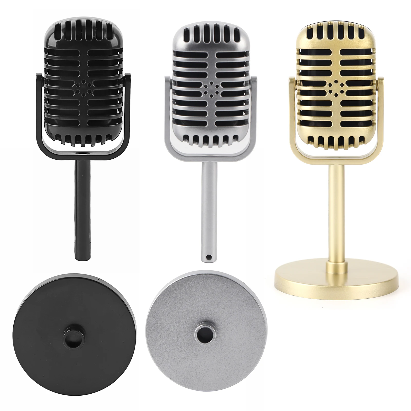 Classic Prop Microphone for Filming Dance Shows Practice Using Microphone Props Film new