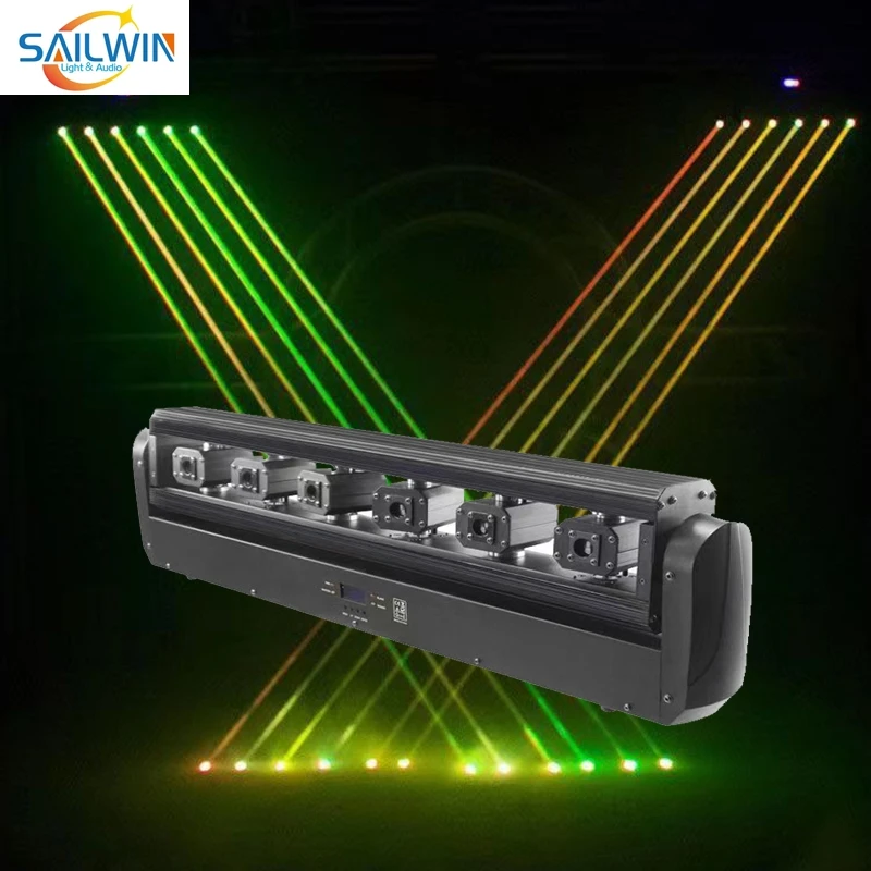 Full Color 6X500mW RGB Moving Head Disco Laser Bar Light With DMX512 for Event Party Stage DJ Lights: A Comprehensive Review