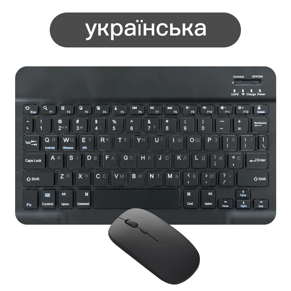 Spanische/Deutsche Bluetooth-Tastatur, 10 Zoll, für iPad Air Pro, kabellose, wiederaufladbare Tastatur für Telefon, Tablet, Laptop, universell