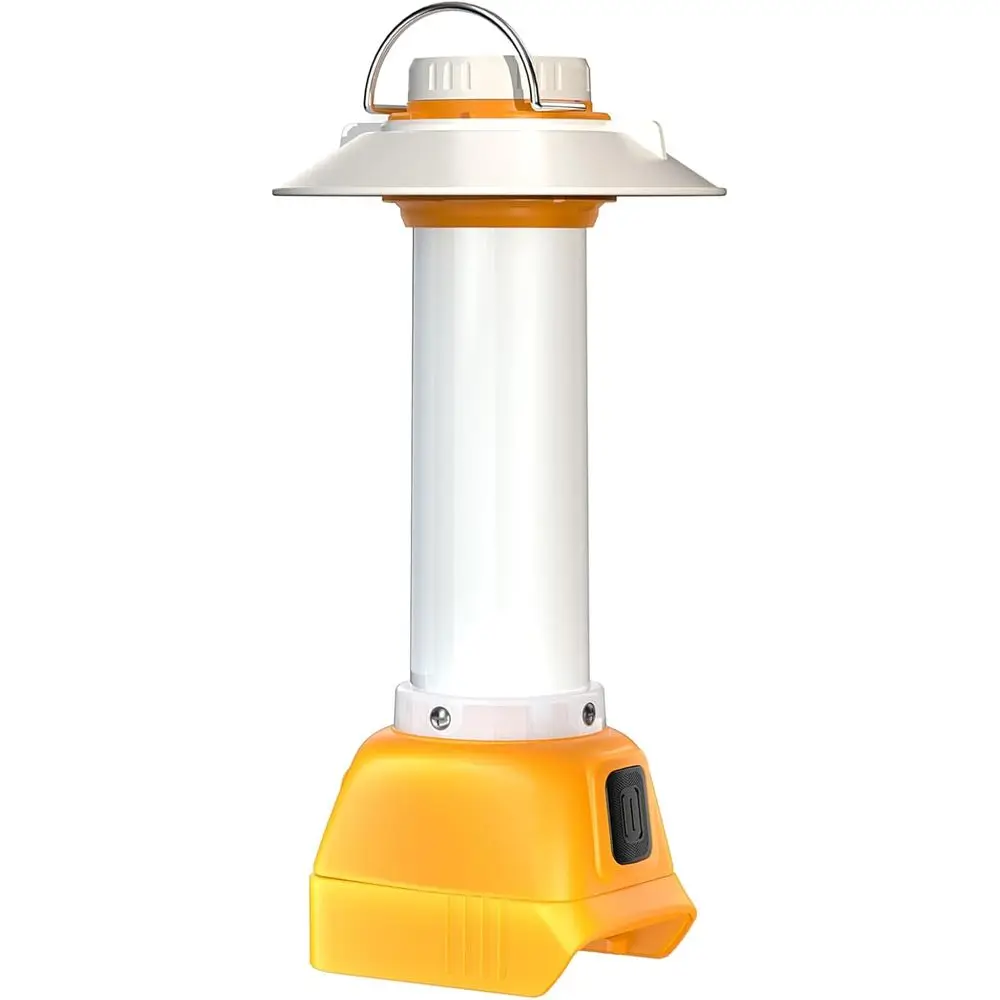 

800LM Lantern Compatible with 20V Max Battery Outdoor Portable Camping Lantern with Hook USB and Type-C Output Ency Light Perect