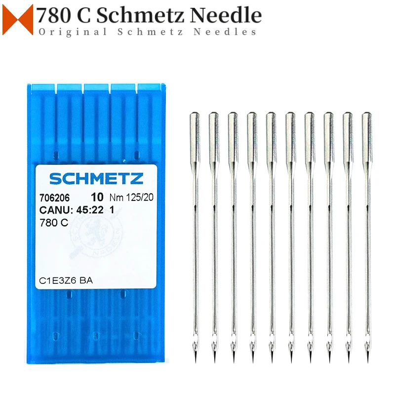 10 PCS 780 C Schmetz Needles Fit Hand Stitch Pinpoint Decoration Sewing Machines 45:22 1, PF780C