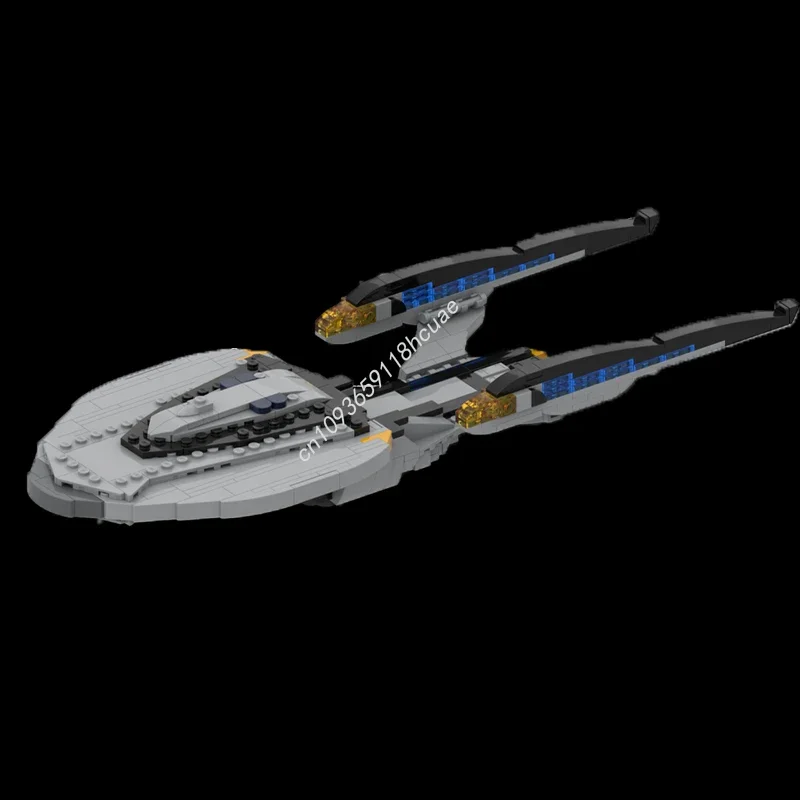 456pcs MOC Enterprise-F nan Building Blocks Christmas Gift Learning building block projects Advanced DIY Creative