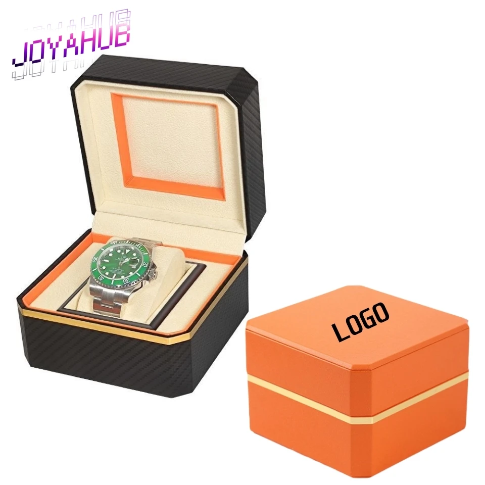 

Customized Logo Exquisite PU Leather Octagonal Watch &Jewelry Box Mechanical Watch Storage Case Gift Box for Men &Women Branding