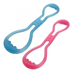 Silica Gel Resistance Bands Eight-word Yoga Belt Silicone Stretch Belt Fitness Workout Training Resistance Bands Elastic Belt