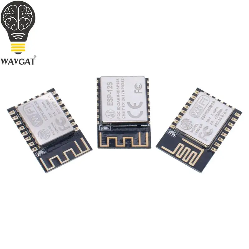 Wireless WIFI Module ESP8266 ESP-12F ESP-12E ESP-12S  Serial WIFI Model ESP-12E Upgrade Remote ESP12F ESP12 4M  WAVGAT