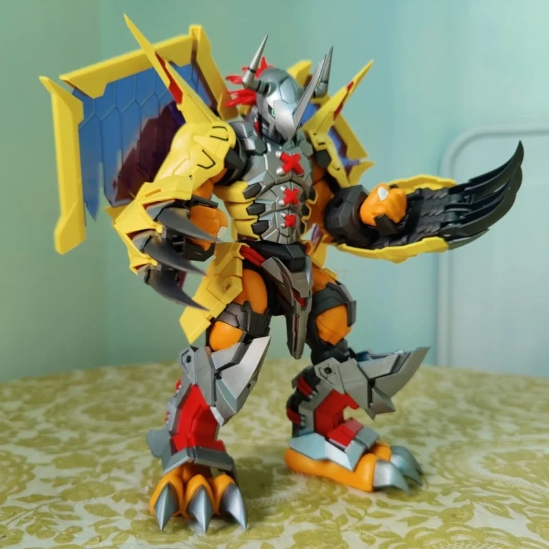 

Digimon Adventure Wargreymon Action Figure Bandai Original Spirits Figure Rise Standard Amplified Assembly Model Toy Gift