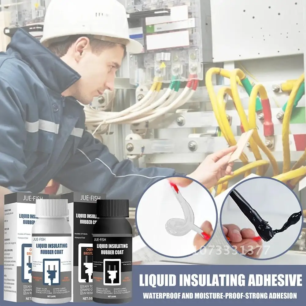 

Insulating Glue Electrical Tape Waterproof Anti UV Fast Dry Liquid Sealant Paste Lamp Electronic Board Insulation Glue