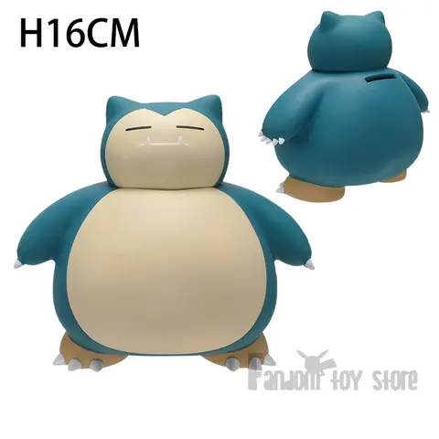 Pokémon Snorlax Sparbössa 2 Posefigur Stående Sittande Spargris Fin Sparkruka För Barn Födelsedagspresent 10 best sales Pokémon Snorlax - №1