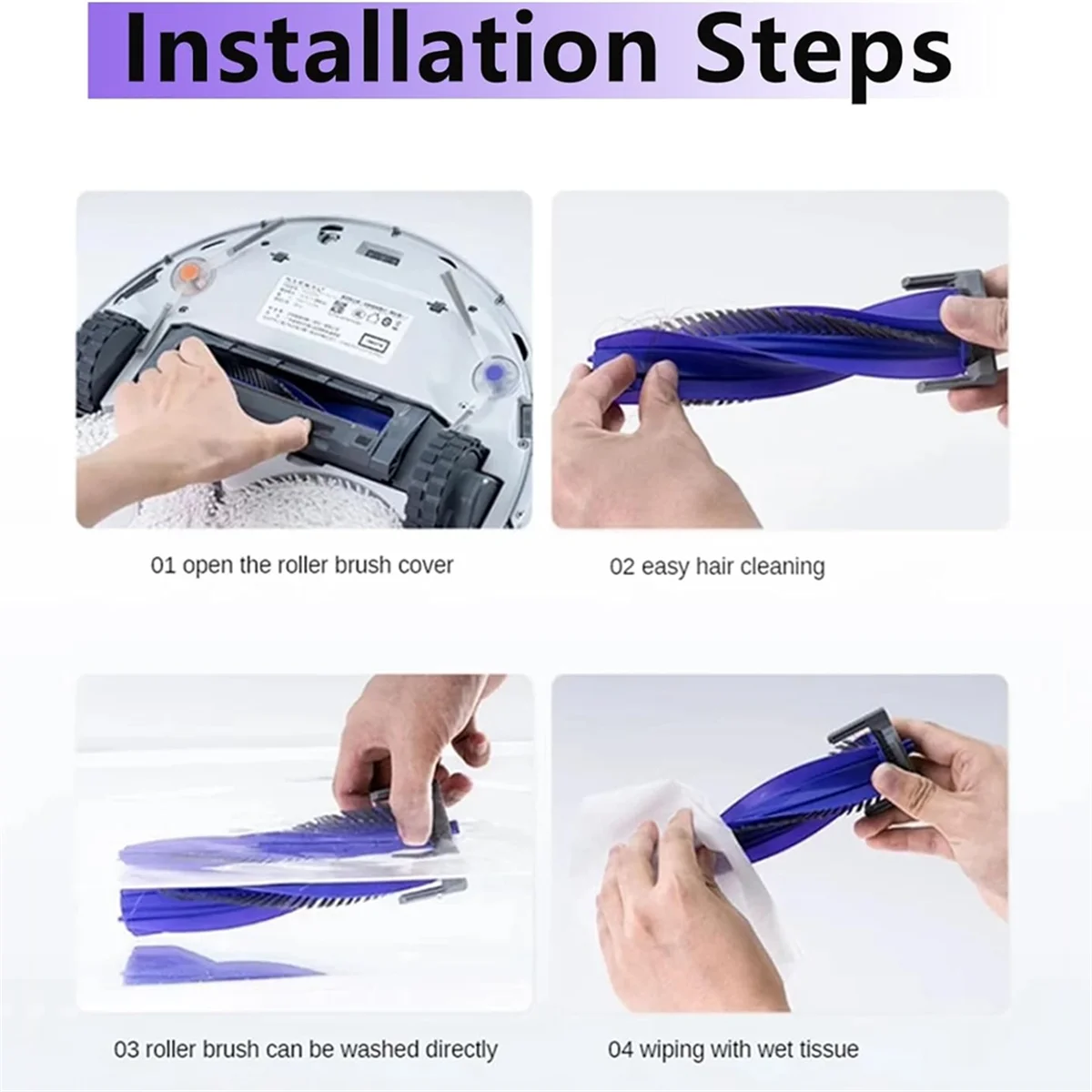 A58E-11 pièces de rechange pour aspirateur Narwal Freo X Ultra/Narwal J4, accessoires, brosse latérale principale, filtres, sacs, tampons de vadrouille