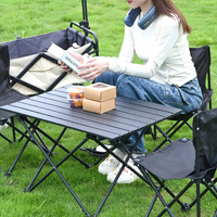 Ultralight Portable Folding Camping Table Foldable Table Outdoor Dinner Desk Camping Equipment Picnic Table
