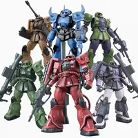 GaoGao XingDong XingFeng Assembled Model Anime MOBILE SUIT HG 1/144 GTO RX-78-2 Ortega ZAKU Windam Phenex Banshee Action Figure