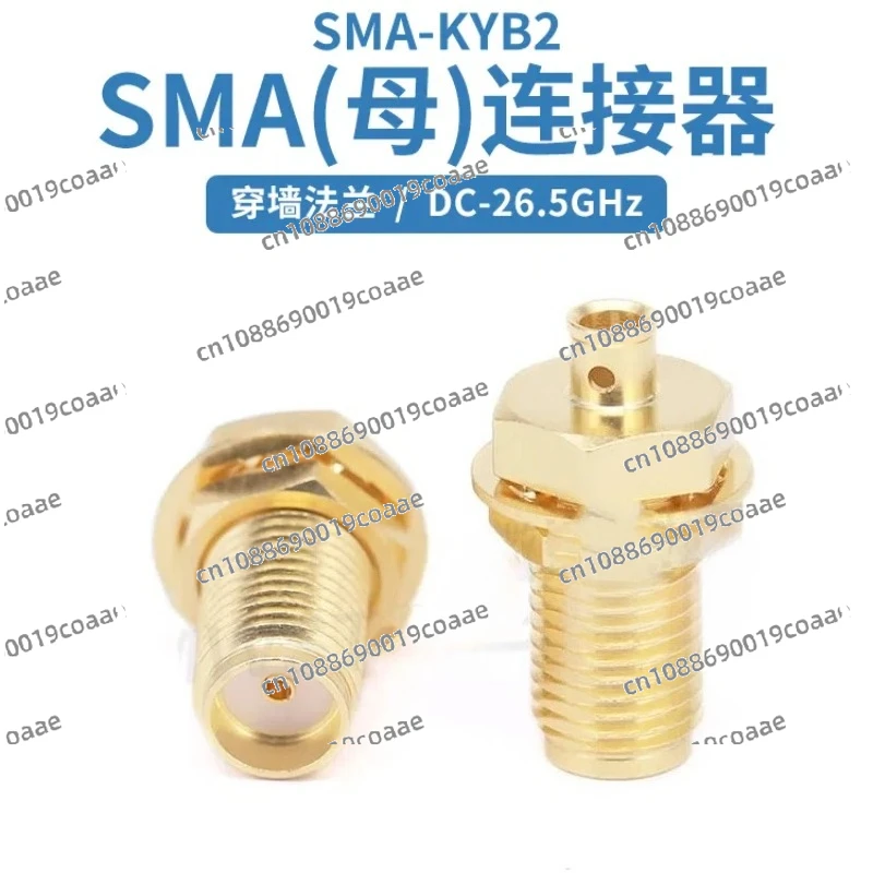

SMA (female) Connector with Cable 086 Series Wall Flange DC-26.5GHz SMA-KYB2