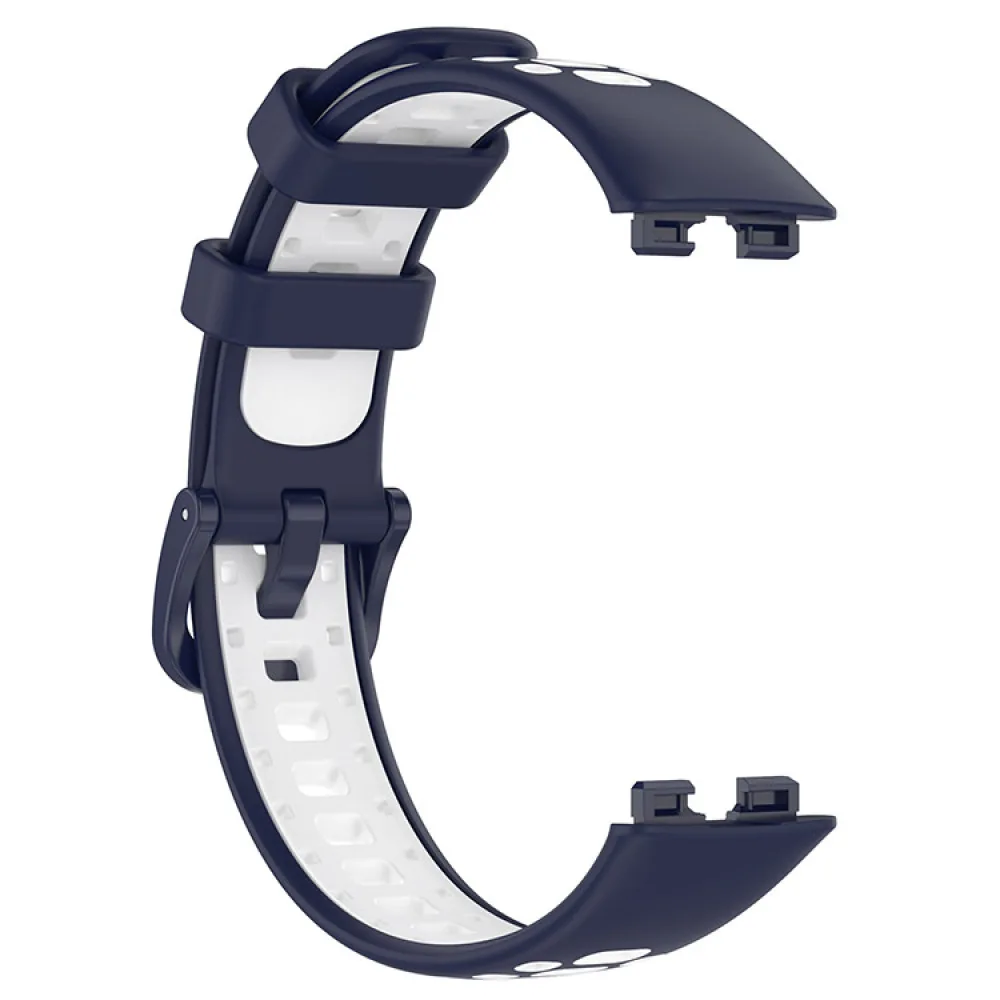 Horlogebandje Siliconen Band Dual-Color Bandband Horloge Vervangend Onderdeel Horloge Accessoires Voor Huawei Band8