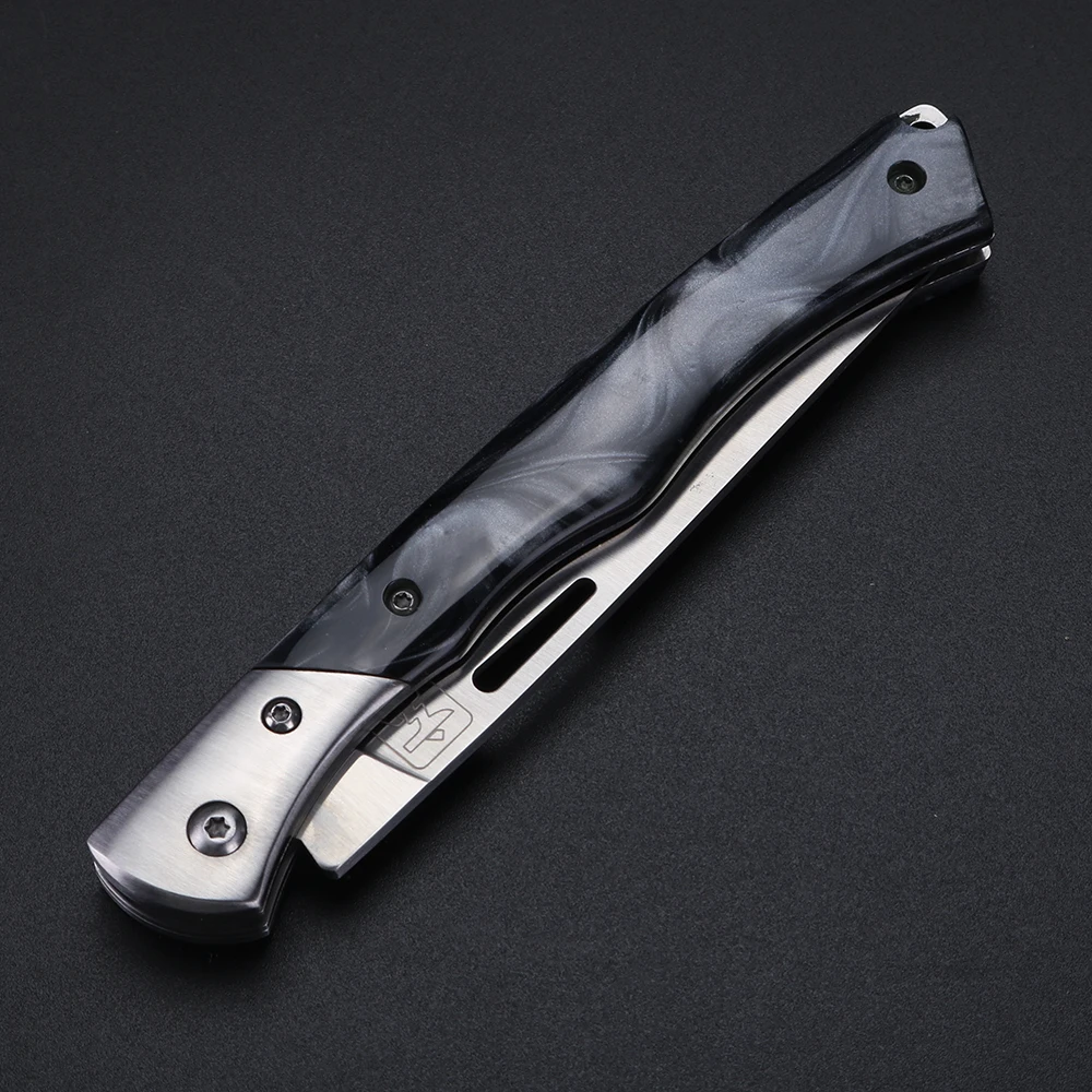 XUAN FENG field high hardness sharp tactical Folding knife camping hunting short knife self-defense tactical 9CR18Mov knife