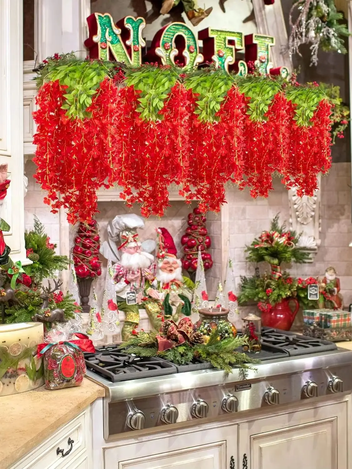 Künstliche Kunststoffblumen, violette Rebe-Mittelstücke, gefälschte Pflanze, Hochzeit, Kranz, Zimmer, Zuhause, Zimmer, Geschenke, Arrangement, Festival, Hof, Prop