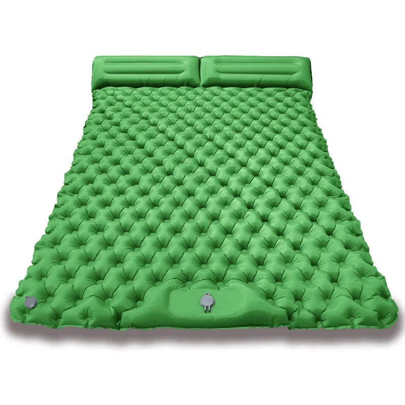 Foot Pump Inflatable Mat TPU Waterproof Air Mattress for Camping Tent
