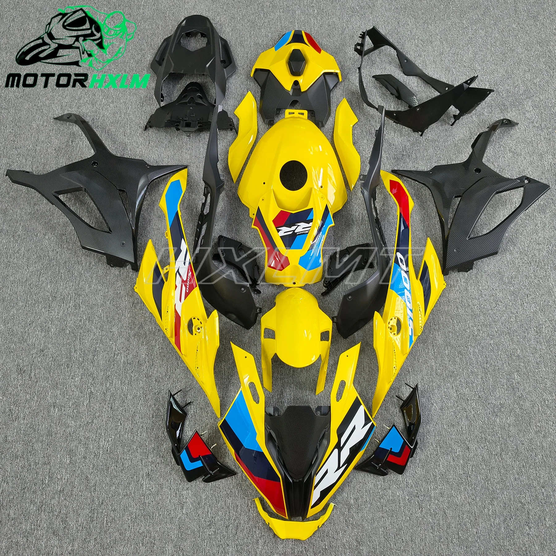 

New ABS Motorcycle Fairings Kit Fit For BMW S1000RR 2023 2024 Bodywork Set transfer printing
