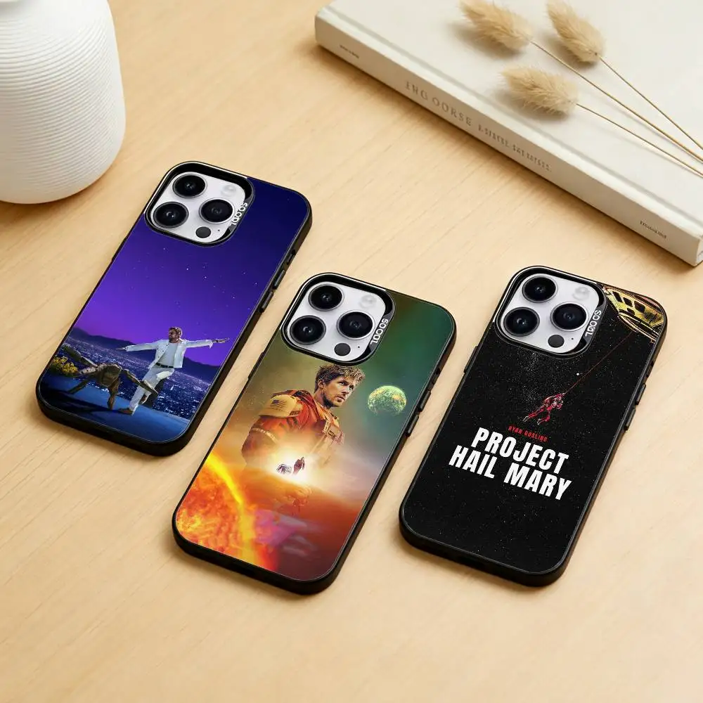 

P-Project Hail M-Mary Phone Case For iPhone 17,16,15,14,13,12,11,Pro Max,Plus Candy Silver Cover