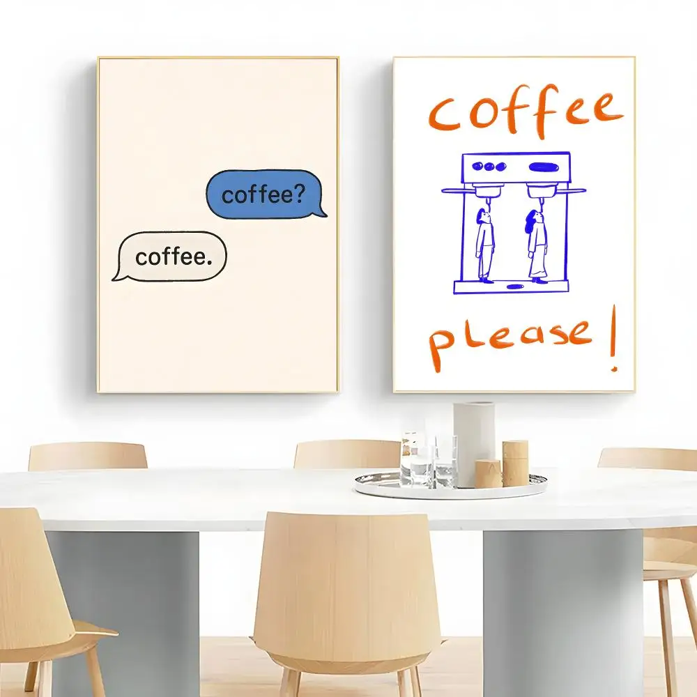 cute quote c-cafecito quotation Poster Wall Art Print Decorative Mural Home Decor Gift Unframed