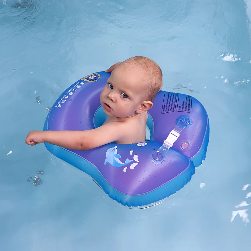 Swimbobo Baby Swimming Float Inflatable Purple Floating Ring Kids Underarm Kids Swim Circle Bathing Summer Toys Toddler Rings