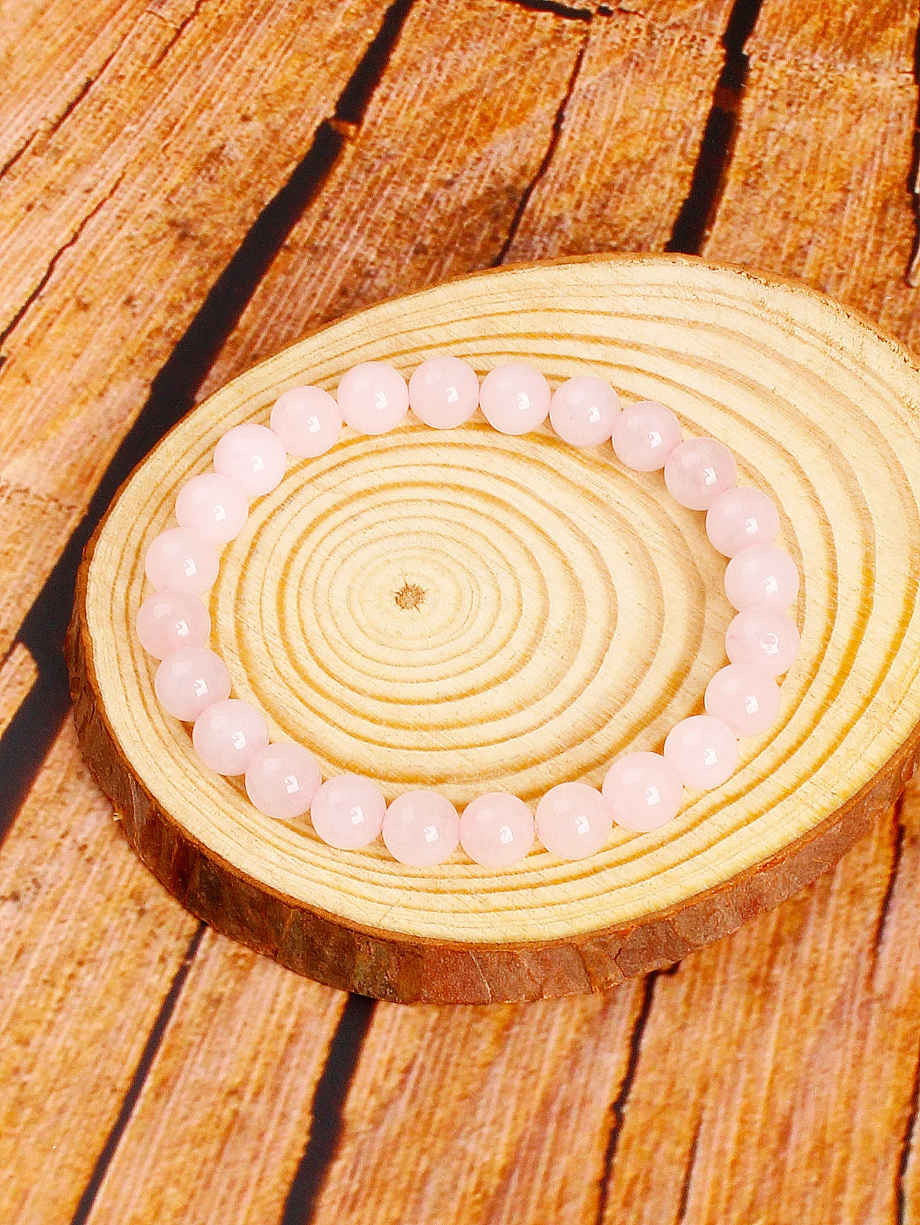 정품 천연 로즈 쿼츠 스톤 비드 팔찌 사랑 하모니 정서 - Gemstone Bracelet Healing 리뷰 및 가격
