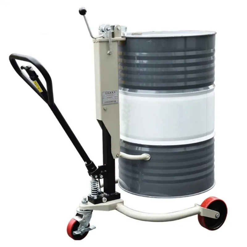 

Новый тип ручного гидравлического масляного барабана с тележкой используется для обработки и вилочного погрузчика.