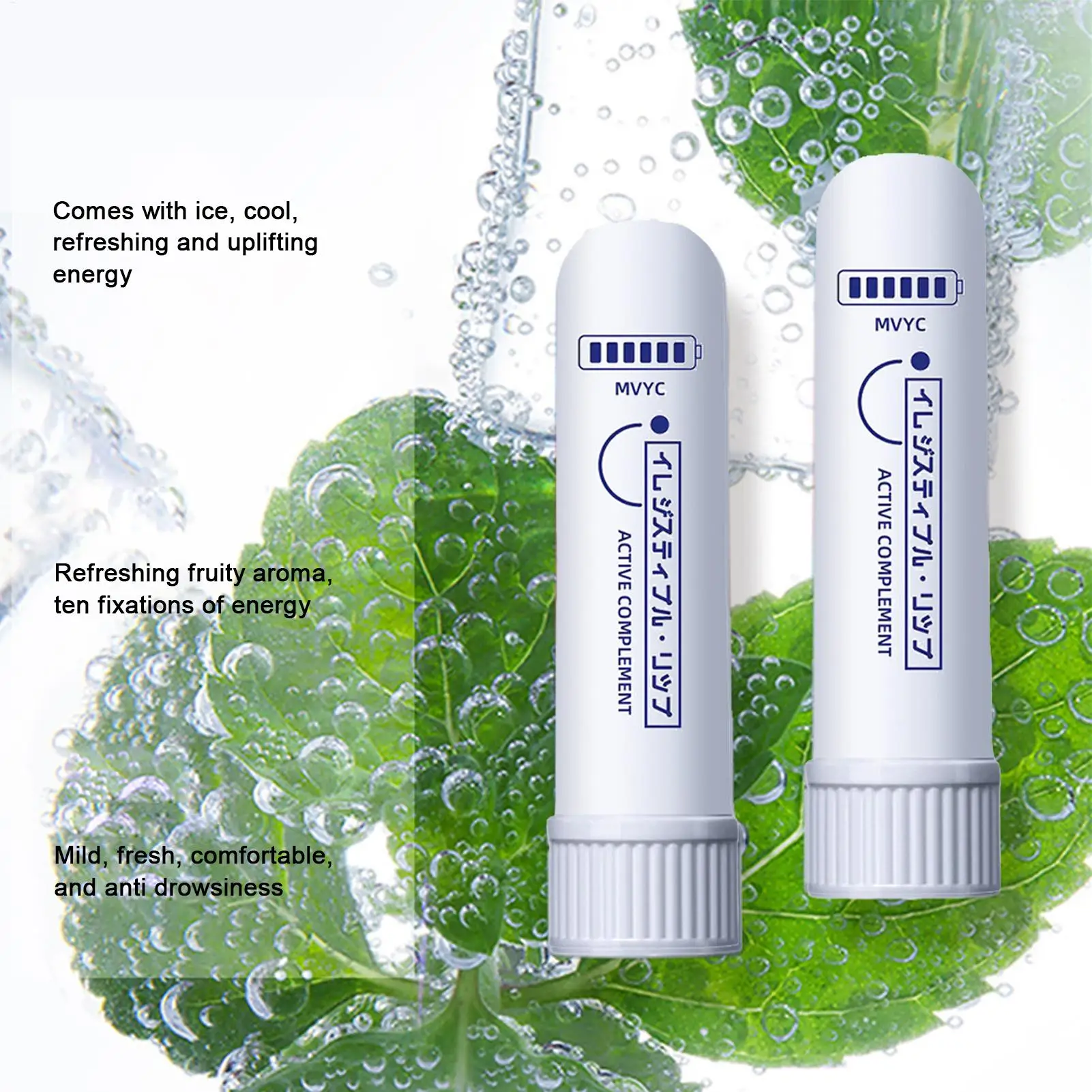 

Natural Nose Inhaler Stick Energizing Energy Aromatherapy Sticks To Stay Alert While Driving For Relieves Nasal Congestion