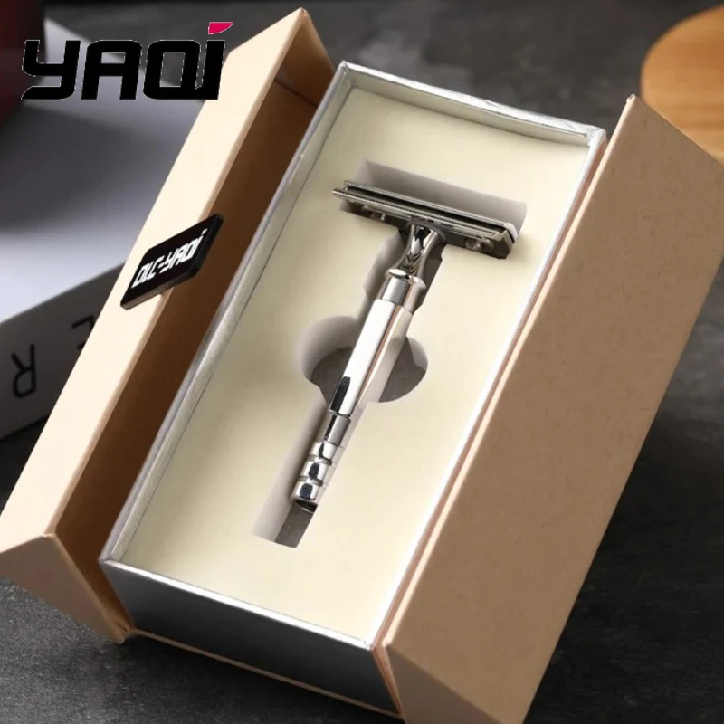 Yaqi THOT Best Gift for Men Mens Grooming Tools Stainless Steel Safety Razor Men Shaving Products Wet Shave Tools