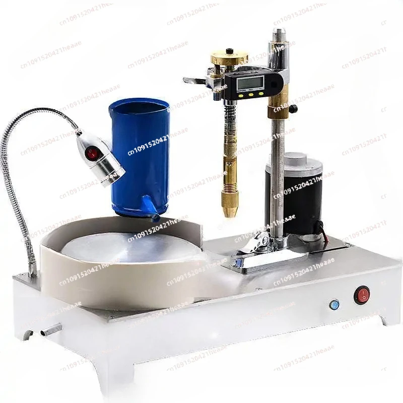 Adatto per sfaccettatura Lucidatura di gemme sfaccettate Lucidatore per gioielli Smerigliatrice piatta Macchina lapidaria 2800 giri/min 120 W Rettifica di pietre preziose