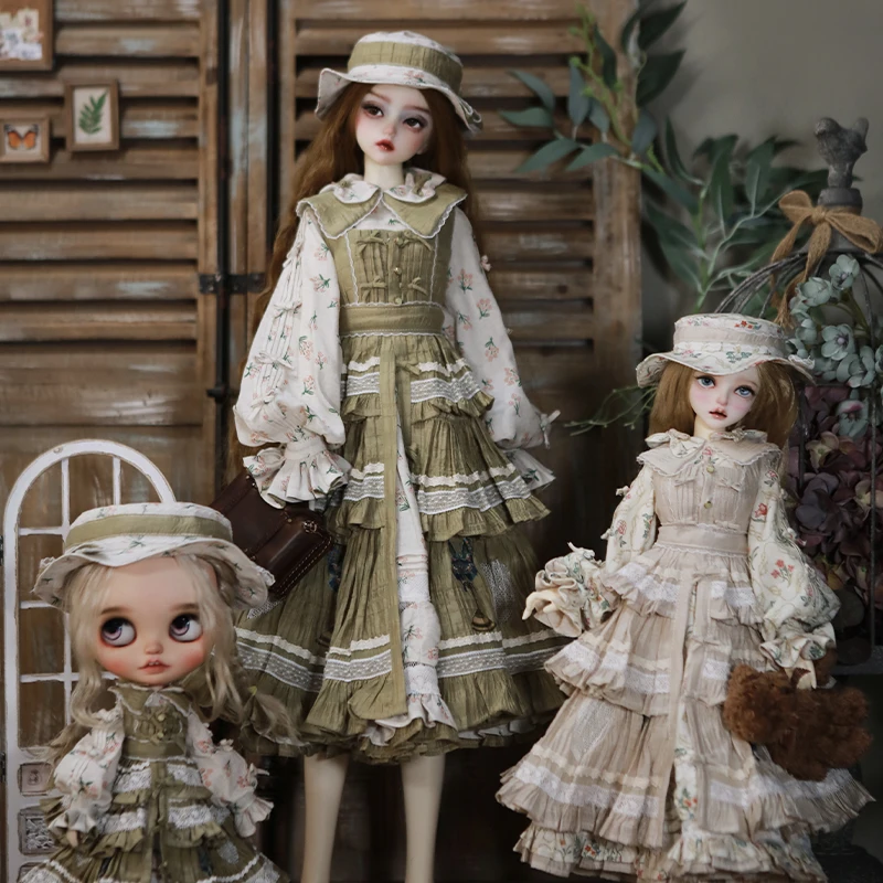 

Bjd Doll Cloth The Lost Liris Dress Lolita Skirt DIY Kits Suit 1/6 1/4 1/3 Blythe 27cm OB27 45cm SDGR SD16 Custom Size