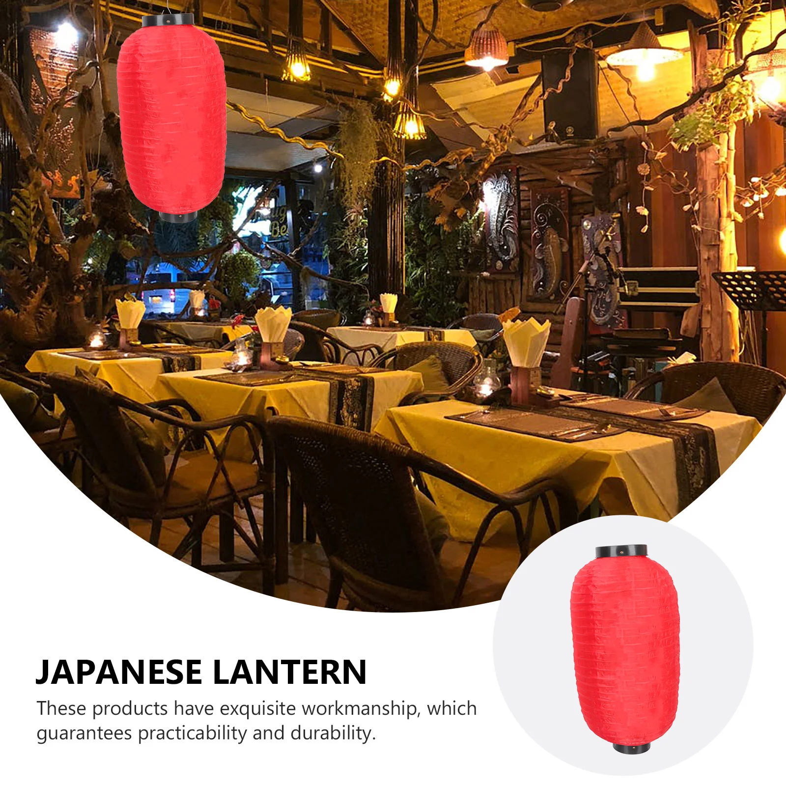 

2pcs Japanese Waterproof Outdoor Red Hanging For Restaurant Sushi Shop Party Festival Home Decoration Outdoor Japanese Style