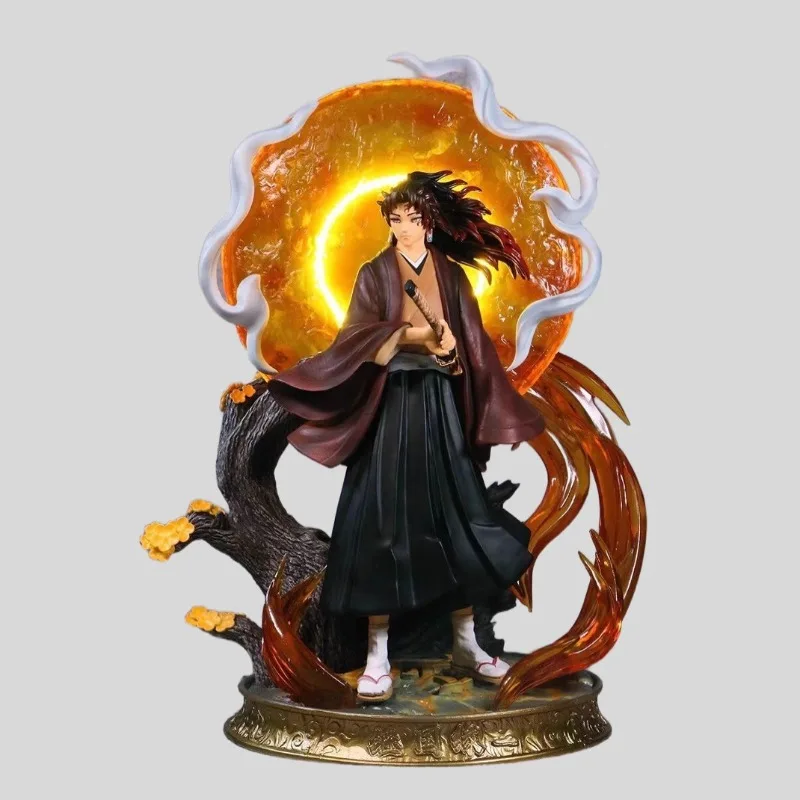 在庫 40 センチメートルアニメデーモンスレイヤー継国縁壱アクショングッズ Pvc モデルフィギュア机の装飾像モデル子供のおもちゃのギフト