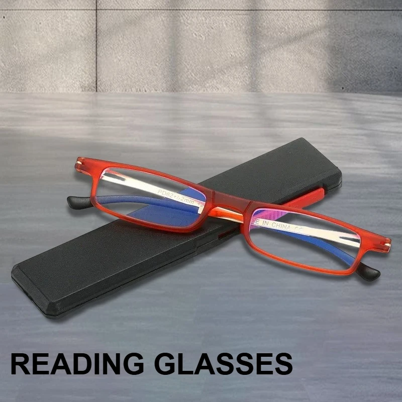 Anti-Blaulicht-Lesebrille, neutral, tragbar, ultraleichte Lesebrille, ultradünne Lesebrille für Männer und Frauen