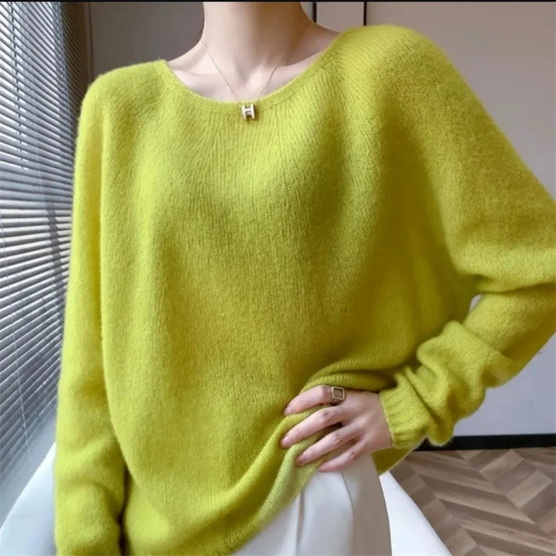 Women Sweater Long Sleeve Top Knitted Pullover O-Neck Fashion Sweater Woman Winter 2023 Basic Female Clothing Soild Sweaters