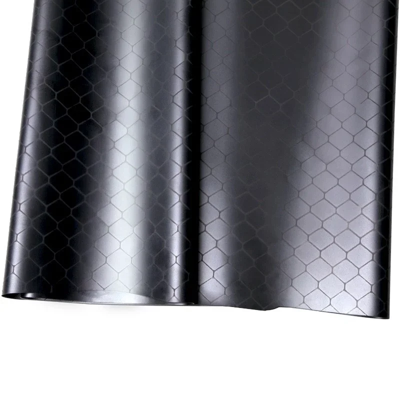2025S10 0.5mm Antistatic Vinyl PVC Grid Honeycomb Mesh Curtains/Anti Static Black ESD Anti-Static Curtain/Cleanroom Sheet Film