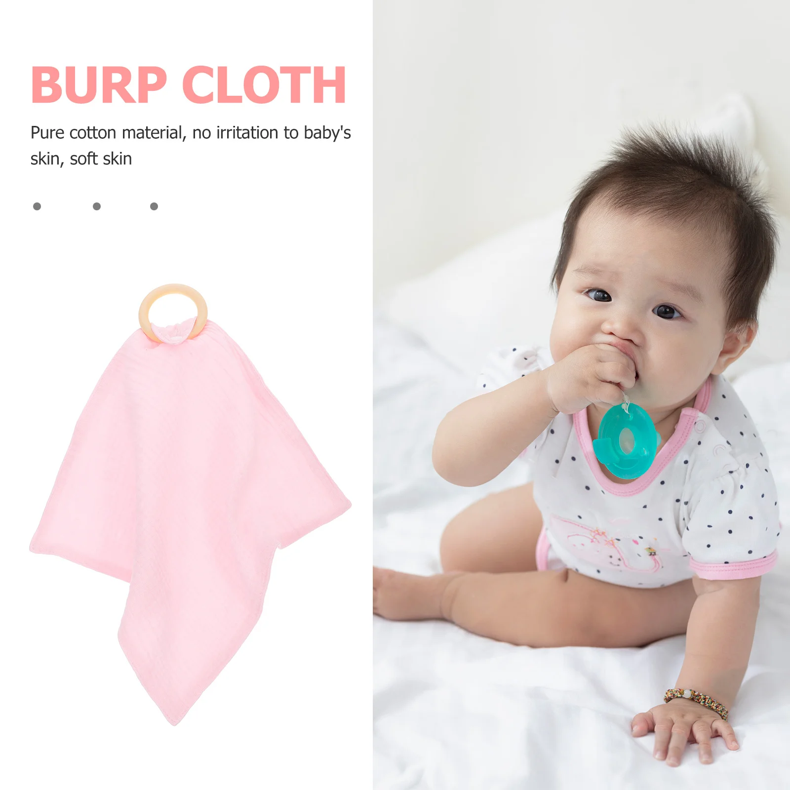 

Baby Security Blanket Small Soothing Towel For Newborn Toddler Cotton Snuggle Blanket Multipurpose Comforter Infant Gift