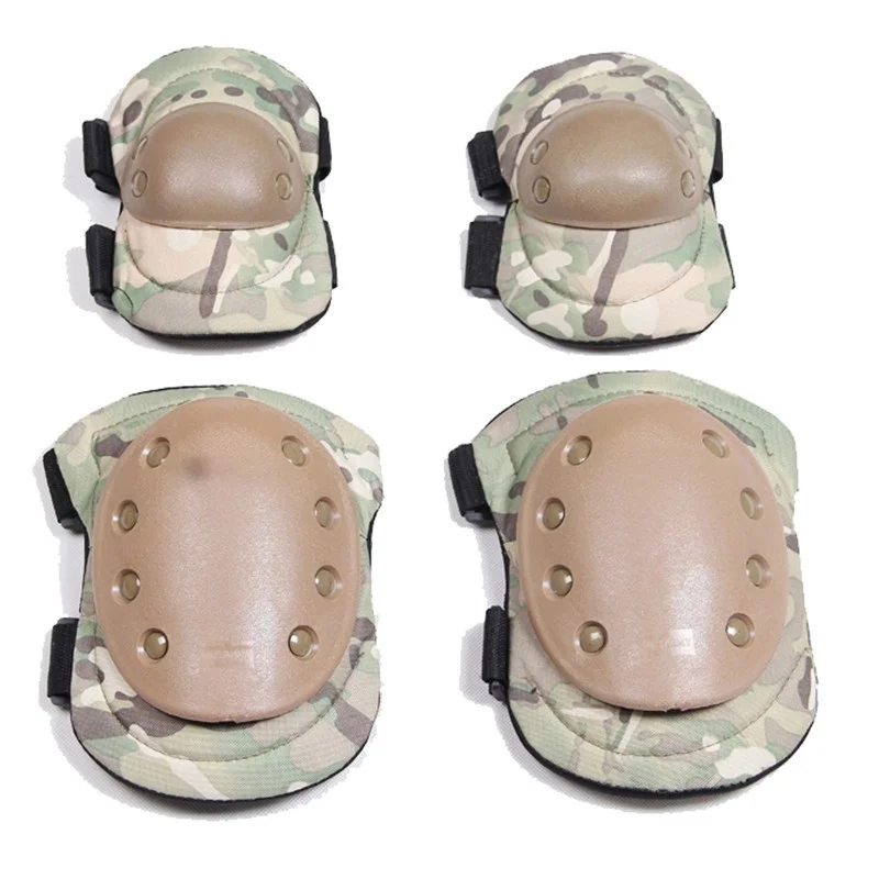 Sport all'aria aperta caccia Paintball Shooting Gear ginocchiere protettive Airsoft Tactical gomito e ginocchiere