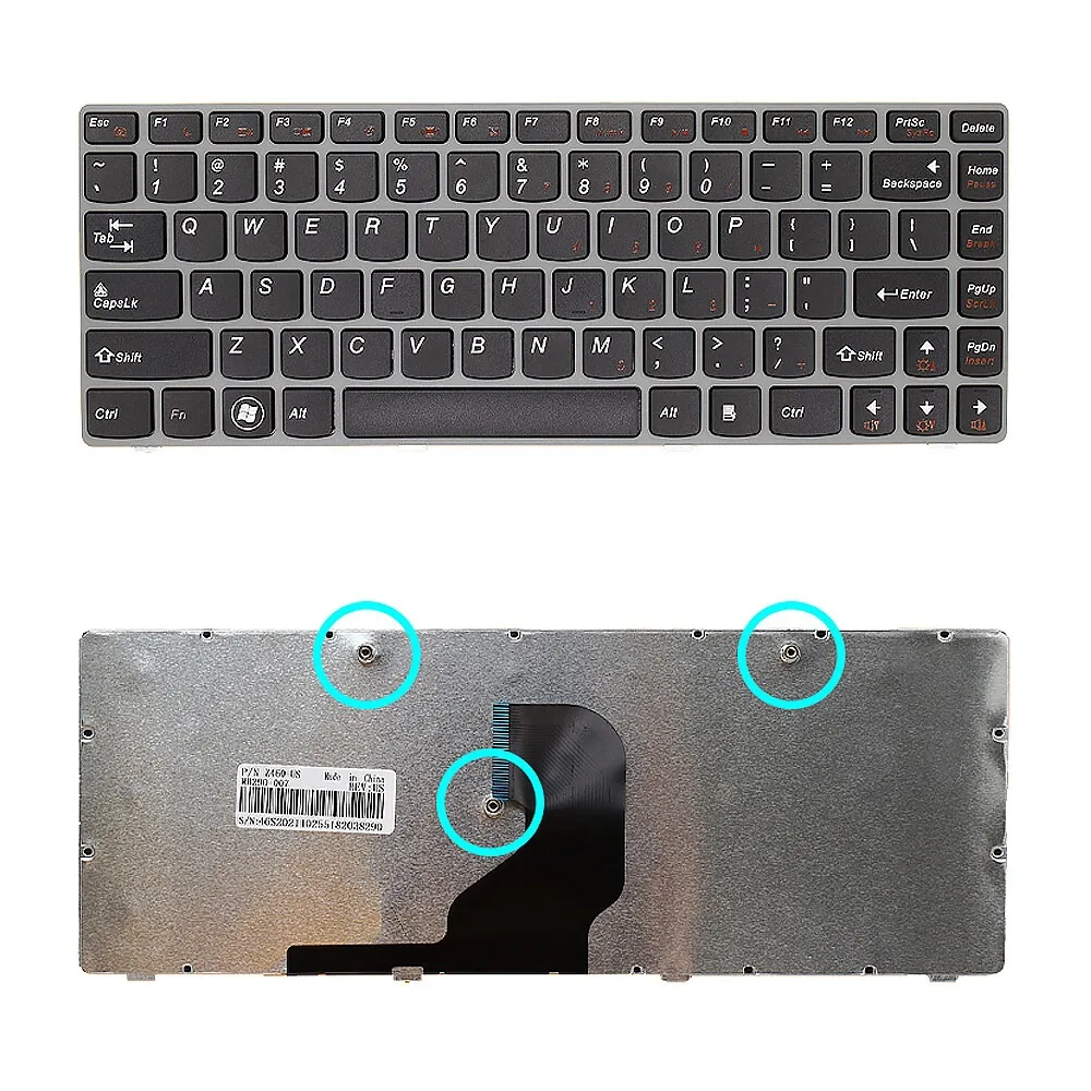 

Клавиатура для ноутбуков Lenovo IdeaPad Z460, Z460A, Z460G, Z465, Z465A, Z465G