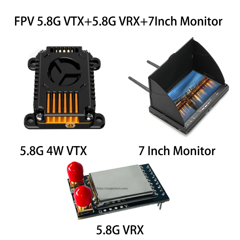 4000mW 5.8G Long Range FPV VTX Long Range Video Transmitter 48CH