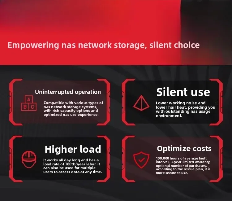 محرك الأقراص الصلبة NAS CMR 3.5 بوصة SATA 16 تيرابايت Cool Wolf ST160 #4