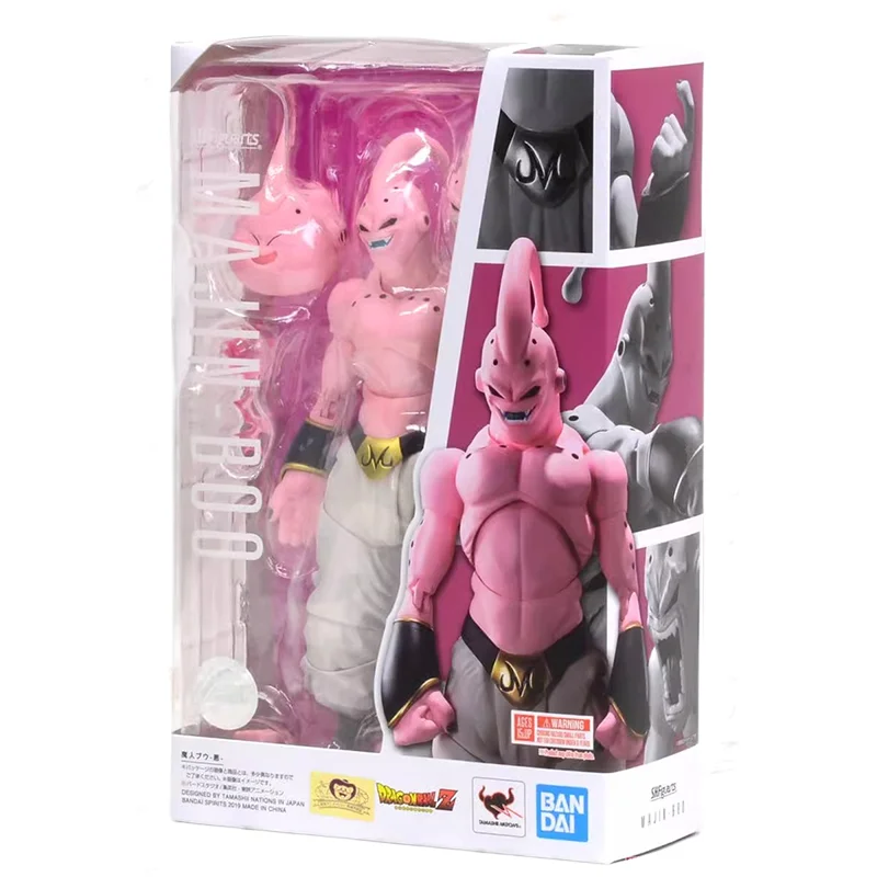 ของแท้ S.H.Figuarts SHF Dragon Ball Majin Buu Bandai อะนิเมะรุ่นของเล่น Action Figure ของขวัญสะสมเครื่องประดับเด็ก