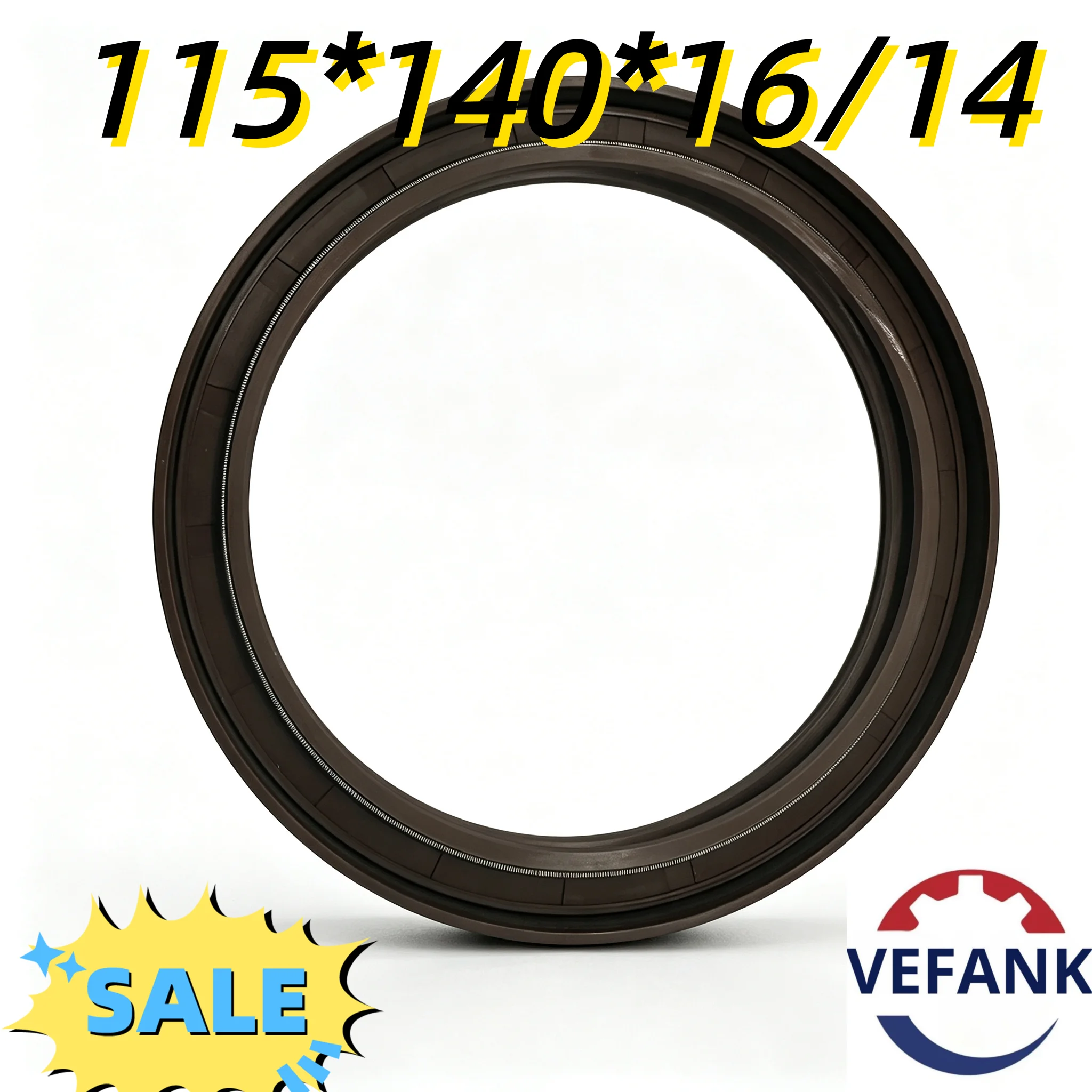 115*140*16/14 FKM High Wear-Resistant Shaft Seal for Automotive & Industrial Use China Hebei