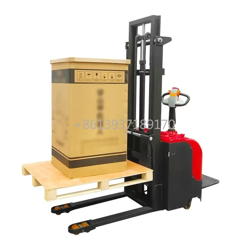 3.5 Meter Electric Stacker with 1500kg/2000kg Capacity CE Certified New for Hotels & Machinery Repair Shops