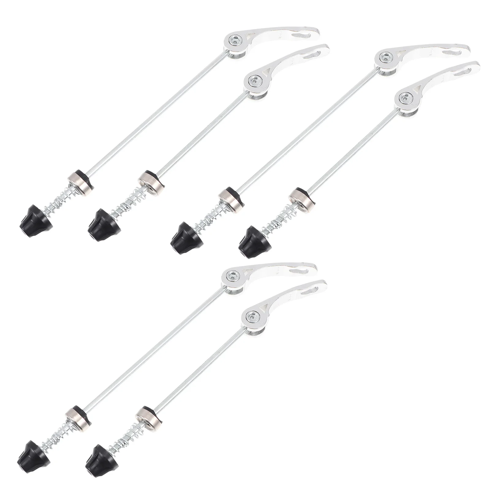 

3Pairs Aluminum Alloy Bike Quick Release Skewers Secure Easy Install Mountain Road Bikes Hub Skewers Repair Accessory