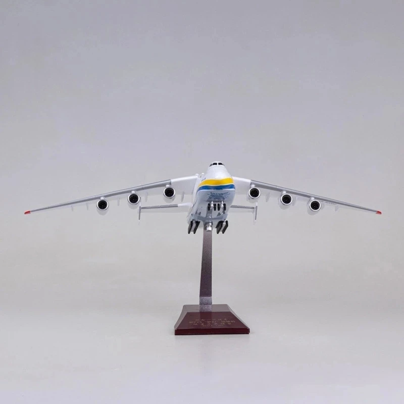 レジンプラスチックレプリカシング航空機、トランスポート飛行機、飛行機ディスプレイ、42cm、1/200スケールモデル (mriya、an225用)