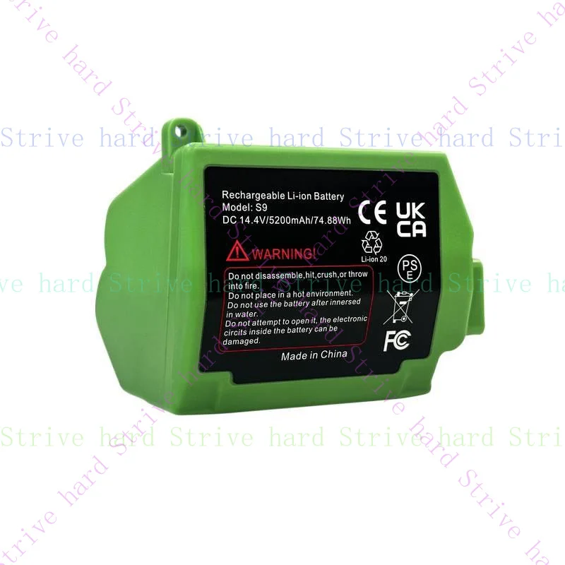 

74.88WH ABL-B Battery 5200mAh For iRobot Roomba S9 / S9+ S9550 9550 Robot Vacuum