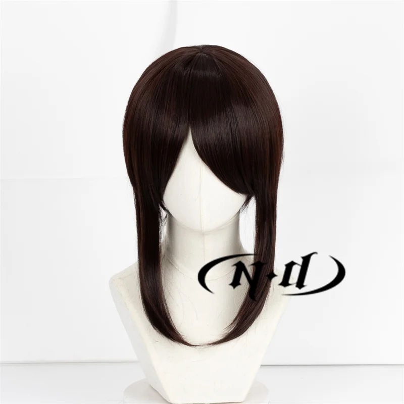 ND Identity Ⅴ Gardener Emma Woods parrucca Cosplay Costume per capelli castani festa a tema di Halloween per parrucche comiche Con Coser sintetiche