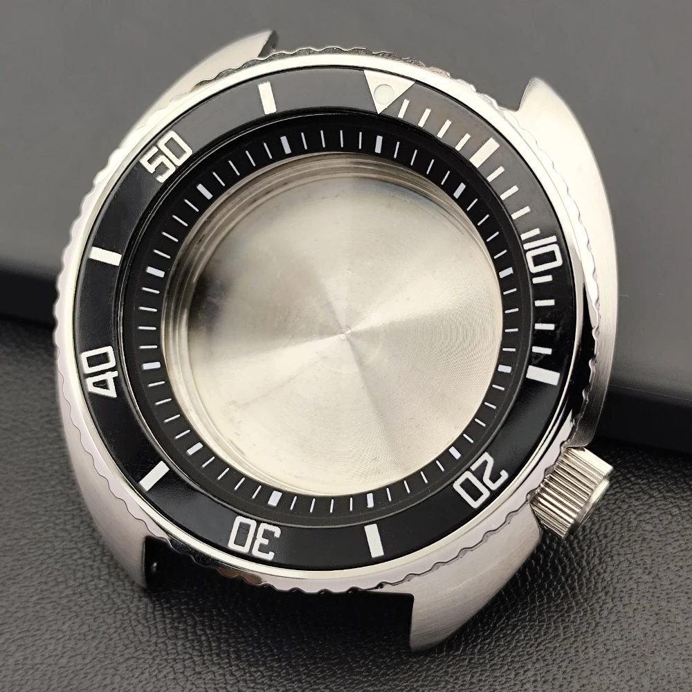 Silver SRPE Case 42mm Case Fit N H35/36 Movement Case Stainless Steel Case Sapphire Glass Case 22mm Strap Watch Case 28.5mm Dial
